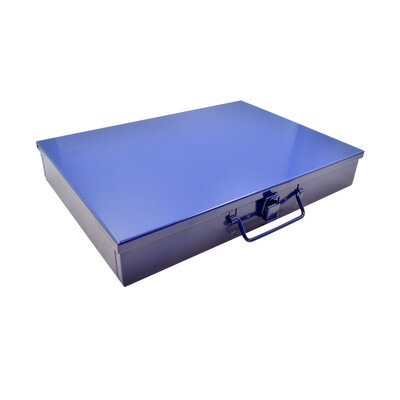 SORTI-00125 Sortimentskasten Unterlegscheiben DIN 125/ Federringe DIN 127, Metallkasten